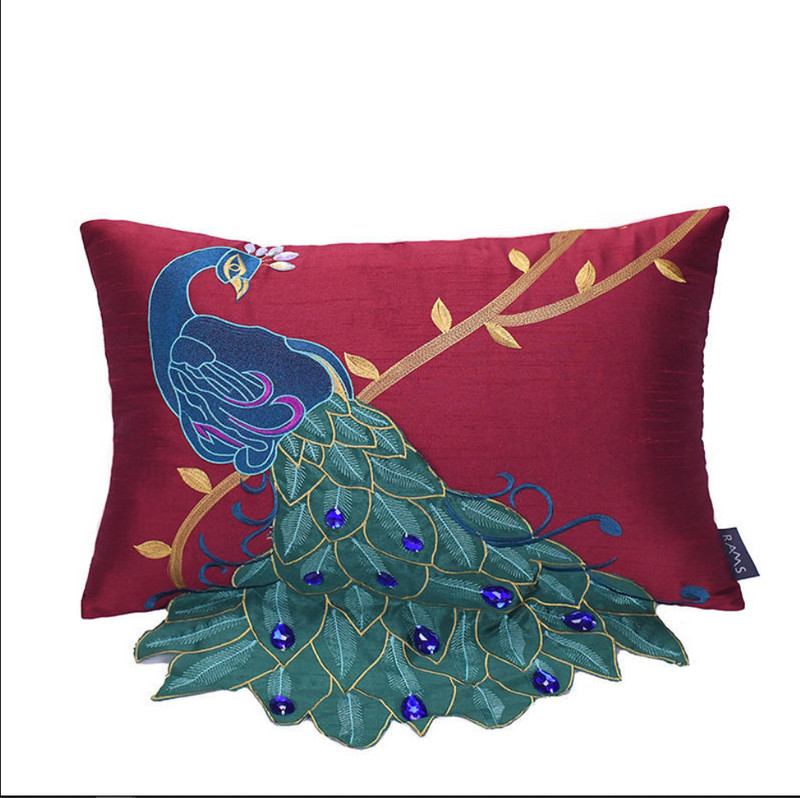 Husă de pernă cu brodare etnică 45x45 Husă de pernă pentru canapea Decorat Home Huse de pernă Față de pernă decorativă Husă de pernă 30x50