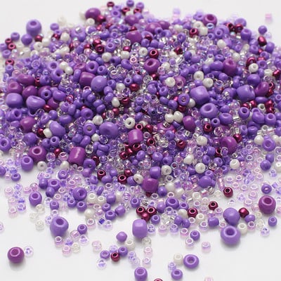 20 g/csomag vegyes méret 1,5-4 mm üvegmag gyöngyök kerek vegyes egyszínű távtartó üveg rizsgyöngyök divathoz barkács kézzel készített karkötő