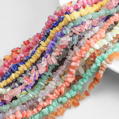 30 collu dabīgā akmens šķembu krelles 5–8 mm brīvas formas neregulāras grants lapis kianīta krelles, kas paredzētas kaklarotu, rokassprādzes rotaslietu izgatavošanai.