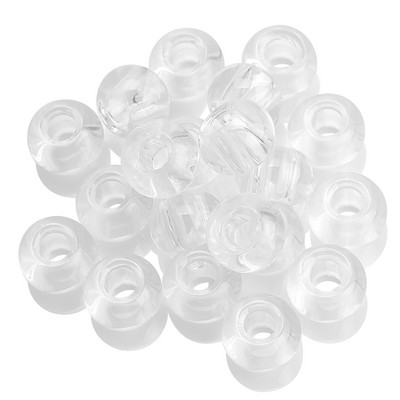 20 komada staklenih okruglih perli s velikom rupom, dvobojne perle s velikom rupom od 10x14 mm, kristalni odstojnik za DIY izradu narukvica, ručno izrađen nakit