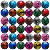 45 kom Šarene staklene narukvice Kamen 8 mm kristalno mat okrugle razmaknice perle za izradu nakita DIY ogrlica Nakit Dodaci