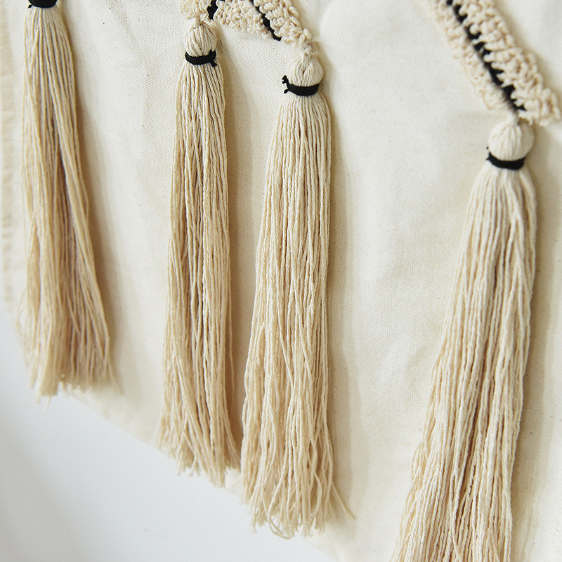 Boemska jastučnica Geometrijska jastučnica s resicama Moderna jastučnica za kauč Dekorirana jastučnica