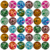 45 kom 8 mm staklene labave razmaknice šarm perle uzorak za izradu nakita kristalne okrugle kamene perle DIY ogrlica narukvica veleprodaja