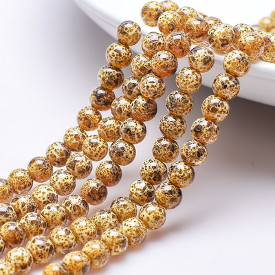 45 kom 8 mm staklene labave razmaknice šarm perle uzorak za izradu nakita kristalne okrugle kamene perle DIY ogrlica narukvica veleprodaja