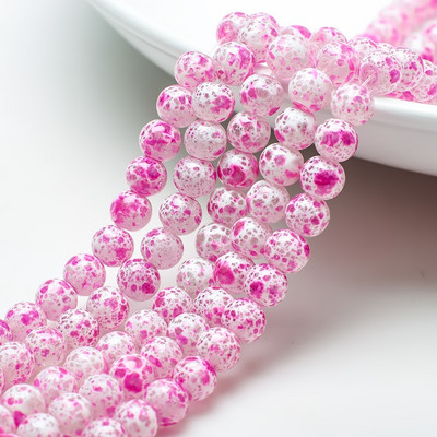 45 kom 8 mm staklene labave razmaknice šarm perle uzorak za izradu nakita kristalne okrugle kamene perle DIY ogrlica narukvica veleprodaja