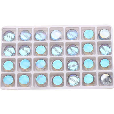 20 komada nakita Diy Izrada kristalnih dodataka Flatback Okrugle perle 14 mm Fasetirane staklene labave perle Jeftine perle Veleprodaja na veliko