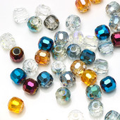 Mărgele cu găuri mari, 10/12 MM, sticlă de cristal, formă rotundă, piatră naturală, mărgele, accesorii pentru bijuterii, pentru a face brățări, colier, acut