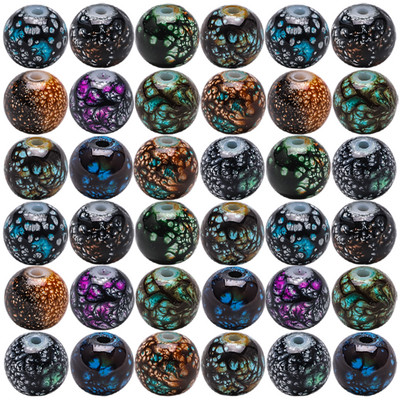 45 gab. 8 mm stikla apaļas, purpursarkanās krelles raksts rotaslietu izgatavošanai, dabīga apaļa akmens krelles, DIY kaklarotas rokassprādzes vairumtirdzniecība