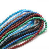 45 kom/lot 8 mm kristalne narukvice rukotvorine staklene mat okrugle labave razmaknice perle za DIY izradu naušnica ogrlica nakit pribor