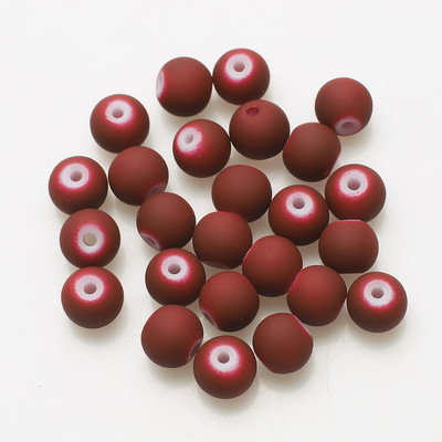 45 kom/lot 8 mm kristalne narukvice rukotvorine staklene mat okrugle labave razmaknice perle za DIY izradu naušnica ogrlica nakit pribor