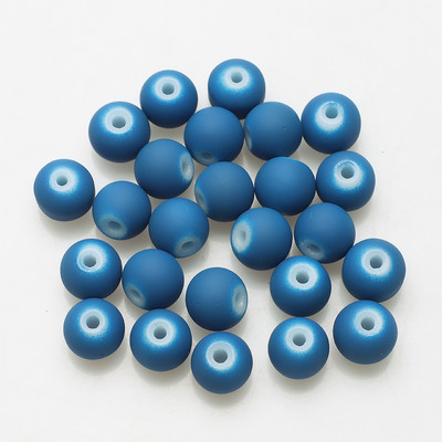 45 kom/lot 8 mm kristalne narukvice rukotvorine staklene mat okrugle labave razmaknice perle za DIY izradu naušnica ogrlica nakit pribor