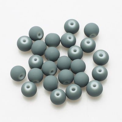 45 kom/lot 8 mm kristalne narukvice rukotvorine staklene mat okrugle labave razmaknice perle za DIY izradu naušnica ogrlica nakit pribor