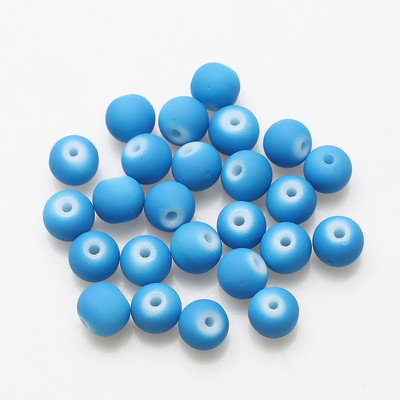 45 kom/lot 8 mm kristalne narukvice rukotvorine staklene mat okrugle labave razmaknice perle za DIY izradu naušnica ogrlica nakit pribor