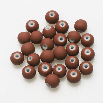 45 kom/lot 8 mm kristalne narukvice rukotvorine staklene mat okrugle labave razmaknice perle za DIY izradu naušnica ogrlica nakit pribor