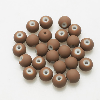 45 kom/lot 8 mm kristalne narukvice rukotvorine staklene mat okrugle labave razmaknice perle za DIY izradu naušnica ogrlica nakit pribor