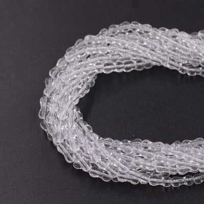 65db/tétel 3x8mm-es sima üveg távtartó cső gyöngyök csont alakú bűbájok ékszer készítő anyag barkács kézműves gyöngy gyöngyök díszítéshez