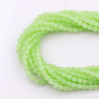 65db/tétel 3x8mm-es sima üveg távtartó cső gyöngyök csont alakú bűbájok ékszer készítő anyag barkács kézműves gyöngy gyöngyök díszítéshez