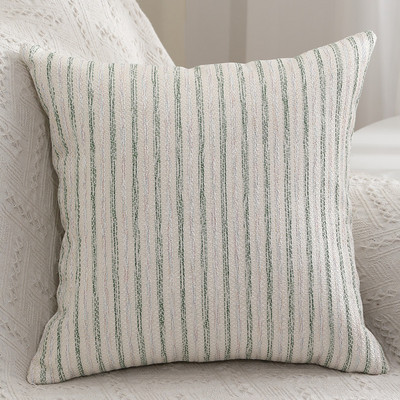 Homaxy Jednostavna luksuzna prugasta jastučnica Ukrasna jastučnica za kauč na razvlačenje Modna udobna lanena jastučnica Estetska