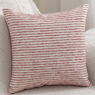 Homaxy Jednostavna luksuzna prugasta jastučnica Ukrasna jastučnica za kauč na razvlačenje Modna udobna lanena jastučnica Estetska