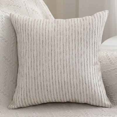 Homaxy Jednostavna luksuzna prugasta jastučnica Ukrasna jastučnica za kauč na razvlačenje Modna udobna lanena jastučnica Estetska