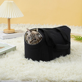Πολυλειτουργική τσάντα κατοικίδιων ζώων Dog Outcropping Messenger Τσάντα καμβά γάτας Go Out Φορητή τσάντα πλάτης κατοικίδιων ζώων μεγάλης χωρητικότητας