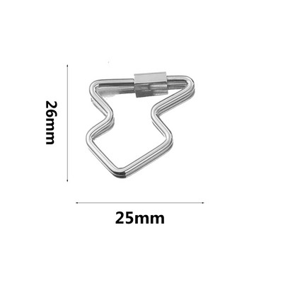 DIY izrada nakita od nehrđajućeg čelika Popularni viseći lanac Kuka za zaključavanje Spiralne kopče DIY Ogrlice Narukvice Ručno izrađene potrepštine