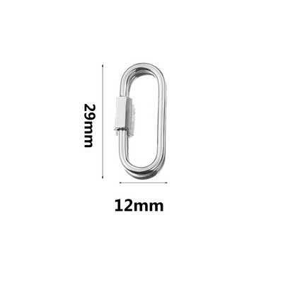 DIY izrada nakita od nehrđajućeg čelika Popularni viseći lanac Kuka za zaključavanje Spiralne kopče DIY Ogrlice Narukvice Ručno izrađene potrepštine