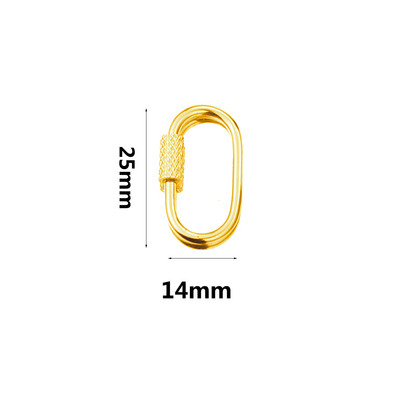 DIY izrada nakita od nehrđajućeg čelika Popularni viseći lanac Kuka za zaključavanje Spiralne kopče DIY Ogrlice Narukvice Ručno izrađene potrepštine