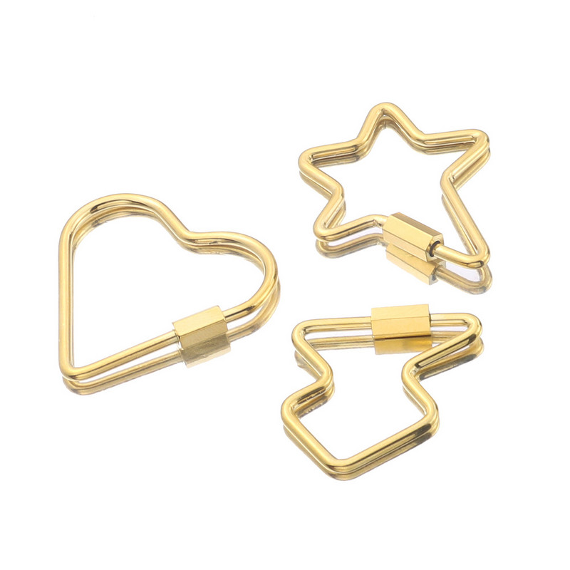 DIY izrada nakita od nehrđajućeg čelika Popularni viseći lanac Kuka za zaključavanje Spiralne kopče DIY Ogrlice Narukvice Ručno izrađene potrepštine