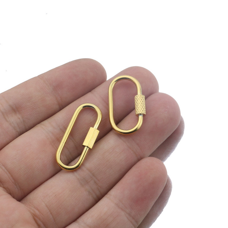 DIY izrada nakita od nehrđajućeg čelika Popularni viseći lanac Kuka za zaključavanje Spiralne kopče DIY Ogrlice Narukvice Ručno izrađene potrepštine