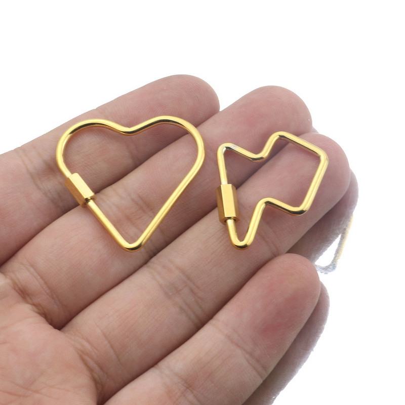 DIY izrada nakita od nehrđajućeg čelika Popularni viseći lanac Kuka za zaključavanje Spiralne kopče DIY Ogrlice Narukvice Ručno izrađene potrepštine