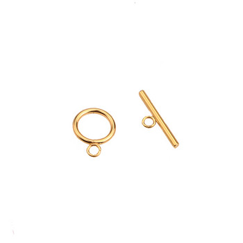 5 σετ από ανοξείδωτο ατσάλι OT κουμπώματα χρυσές συνδέσεις για DIY βραχιόλι κολιέ κοσμήματα Ευρήματα Κατασκευή προμηθειών Αξεσουάρ