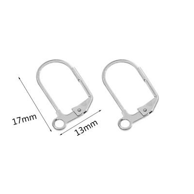 Aiovlo 20 kom/lot Zlatna francuska poluga za stražnju ušnu žicu Obruč s otvorenom petljom Leverback kukice za naušnice za DIY izradu naušnica