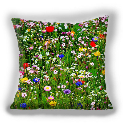 Jastučnica sa jarko crvenim cvijetom Kućni modni ukras Jastučnica za jastučiće Super meka kratka plišana jastučnica Fundas de colchón