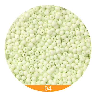 Uniforma 11/0 8/0 Mat Macaroon Boja staklenih perli Okrugli odstojnik 2 mm 3 mm perle za izradu nakita DIY pribor Veleprodaja
