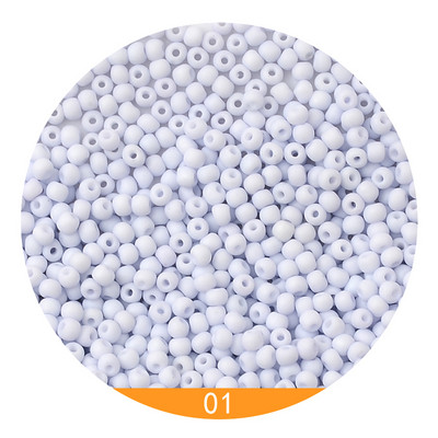 Uniforma 11/0 8/0 Mat Macaroon Boja staklenih perli Okrugli odstojnik 2 mm 3 mm perle za izradu nakita DIY pribor Veleprodaja
