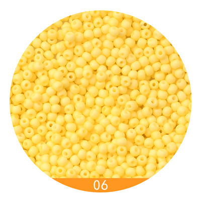 Uniforma 11/0 8/0 Mat Macaroon Boja staklenih perli Okrugli odstojnik 2 mm 3 mm perle za izradu nakita DIY pribor Veleprodaja