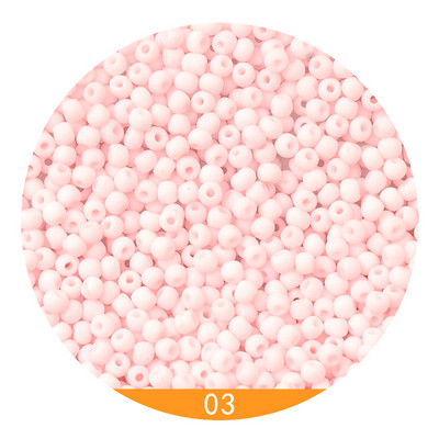 Uniforma 11/0 8/0 Mat Macaroon Boja staklenih perli Okrugli odstojnik 2 mm 3 mm perle za izradu nakita DIY pribor Veleprodaja