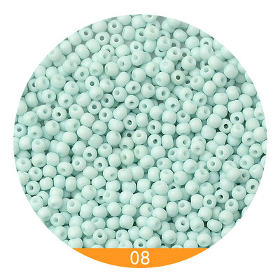 Uniforma 11/0 8/0 Mat Macaroon Boja staklenih perli Okrugli odstojnik 2 mm 3 mm perle za izradu nakita DIY pribor Veleprodaja