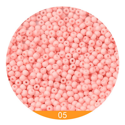 Uniforma 11/0 8/0 Mat Macaroon Boja staklenih perli Okrugli odstojnik 2 mm 3 mm perle za izradu nakita DIY pribor Veleprodaja