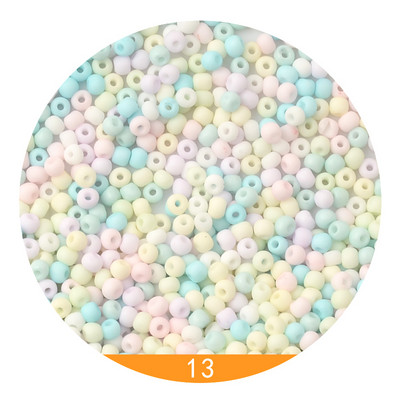 Uniforma 11/0 8/0 Mat Macaroon Boja staklenih perli Okrugli odstojnik 2 mm 3 mm perle za izradu nakita DIY pribor Veleprodaja