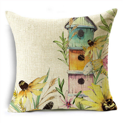 MRL Proljetna serija Jastučnica Slatke životinje Cvijeće Kauč Spavaća soba Noćni prozor Erker Kućna Topla dekoracija Jastučnica 40/45/50 cm