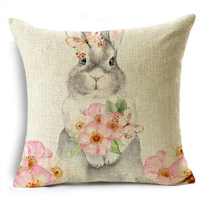 MRL Proljetna serija Jastučnica Slatke životinje Cvijeće Kauč Spavaća soba Noćni prozor Erker Kućna Topla dekoracija Jastučnica 40/45/50 cm