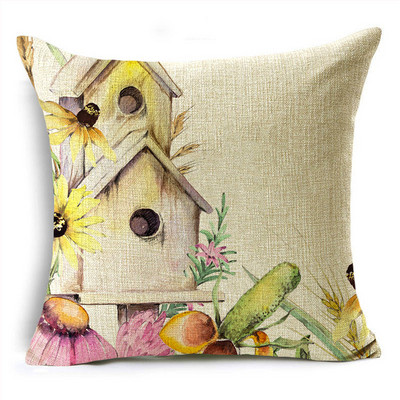 MRL Proljetna serija Jastučnica Slatke životinje Cvijeće Kauč Spavaća soba Noćni prozor Erker Kućna Topla dekoracija Jastučnica 40/45/50 cm