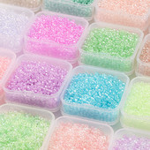 2,2x1,2 mm prozirne staklene perle iz japanske cijevi 10/0 Uniformne perle za izradu nakita Ručno izrađene DIY narukvice Dodaci Kralen