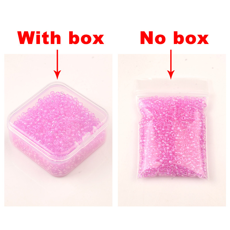 2,2x1,2 mm prozirne staklene perle iz japanske cijevi 10/0 Uniformne perle za izradu nakita Ručno izrađene DIY narukvice Dodaci Kralen