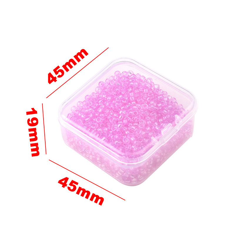 2,2x1,2 mm prozirne staklene perle iz japanske cijevi 10/0 Uniformne perle za izradu nakita Ručno izrađene DIY narukvice Dodaci Kralen