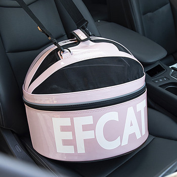 Pet Cat Pet Puppy Carrier Carrier τσάντα καθίσματος αιώρα Προστατευτικό κρεβατιού γάτας Διχτυωτή τσάντα μεταφοράς αδιάβροχο καλάθι ταξιδιού χαλάκι φορητό Air Box