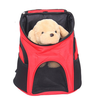Чанта за раница за носене на куче за домашни любимци Чанта за носене на котки на открито Преносима мрежеста раница с цип Дишаща чанта за кучета Консумативи