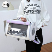 Torba za nošenje pasa mačaka velikog kapaciteta Sklopiva škrinja za kućne ljubimce Prijenosna nosiljka za kućne ljubimce za putovanja na otvorenom Prozračna ruksak za nošenje mačaka za kućne ljubimce